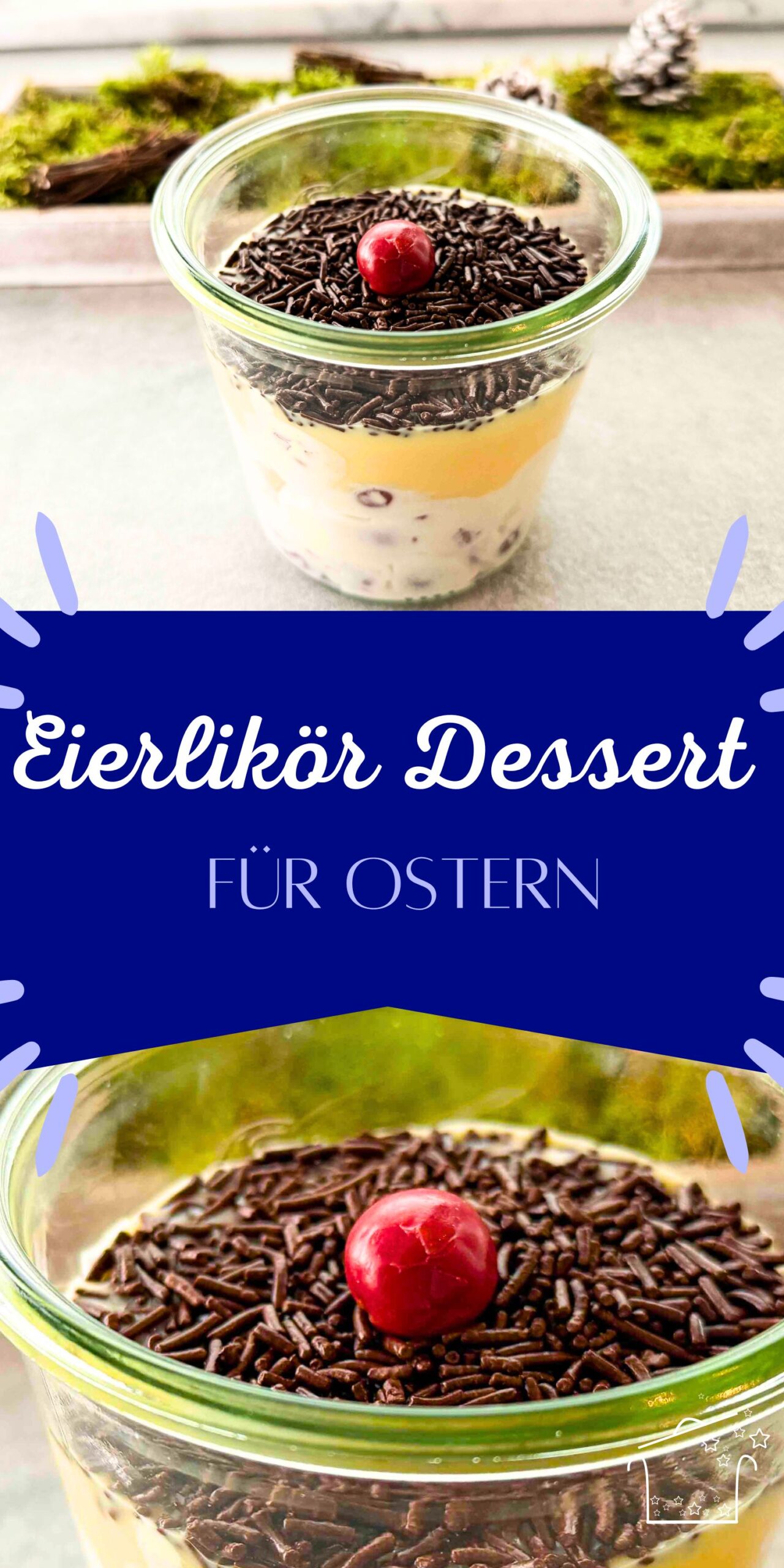Eierlikör Dessert Osterdessert Osternachtisch