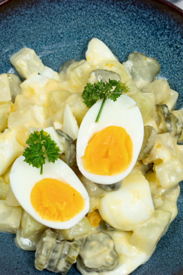 Kohlrabi Salat - falscher Kartoffelsalat