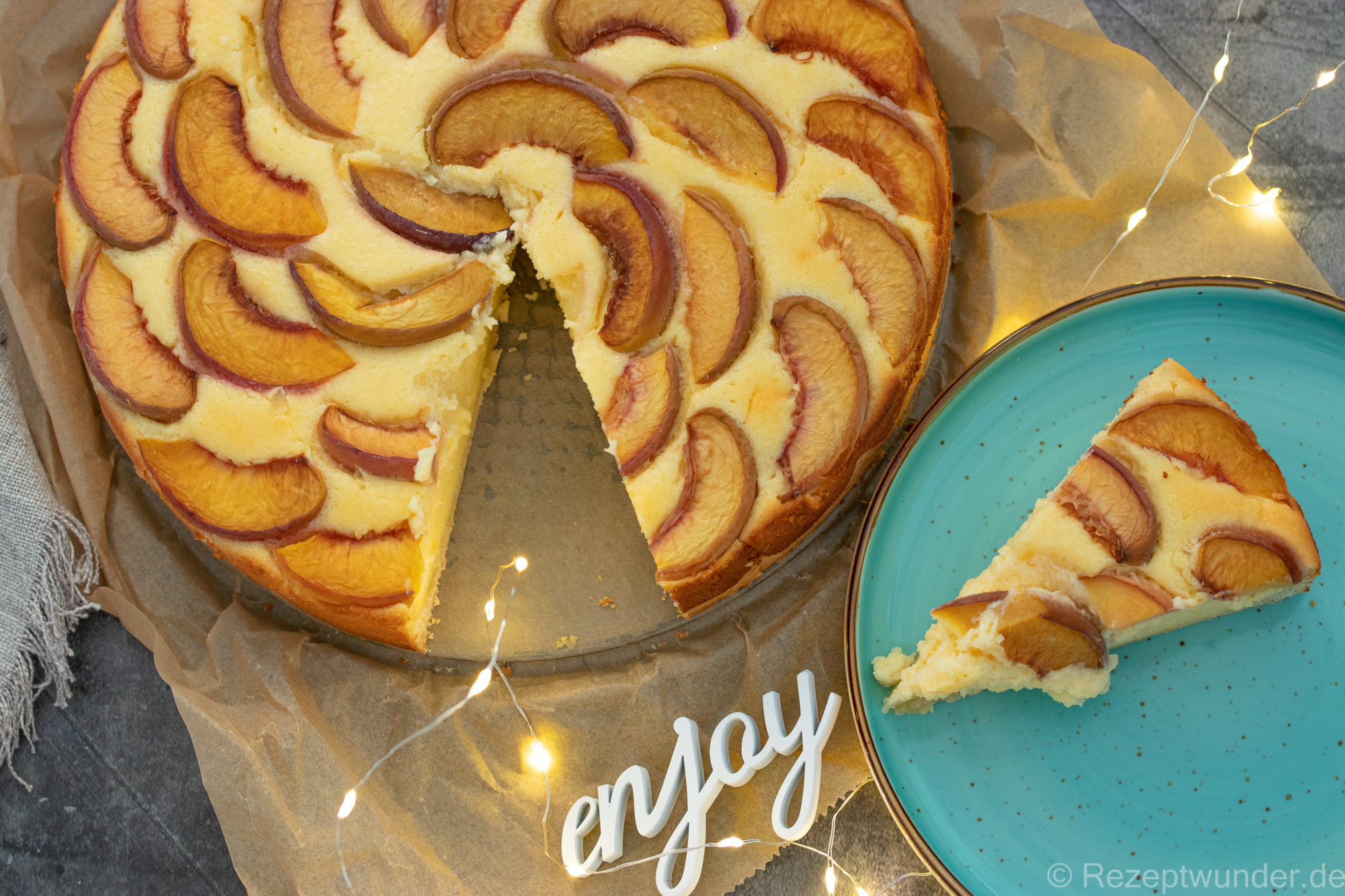 Käsekuchen mit Quark und Puddingpulver Rezeptwunder