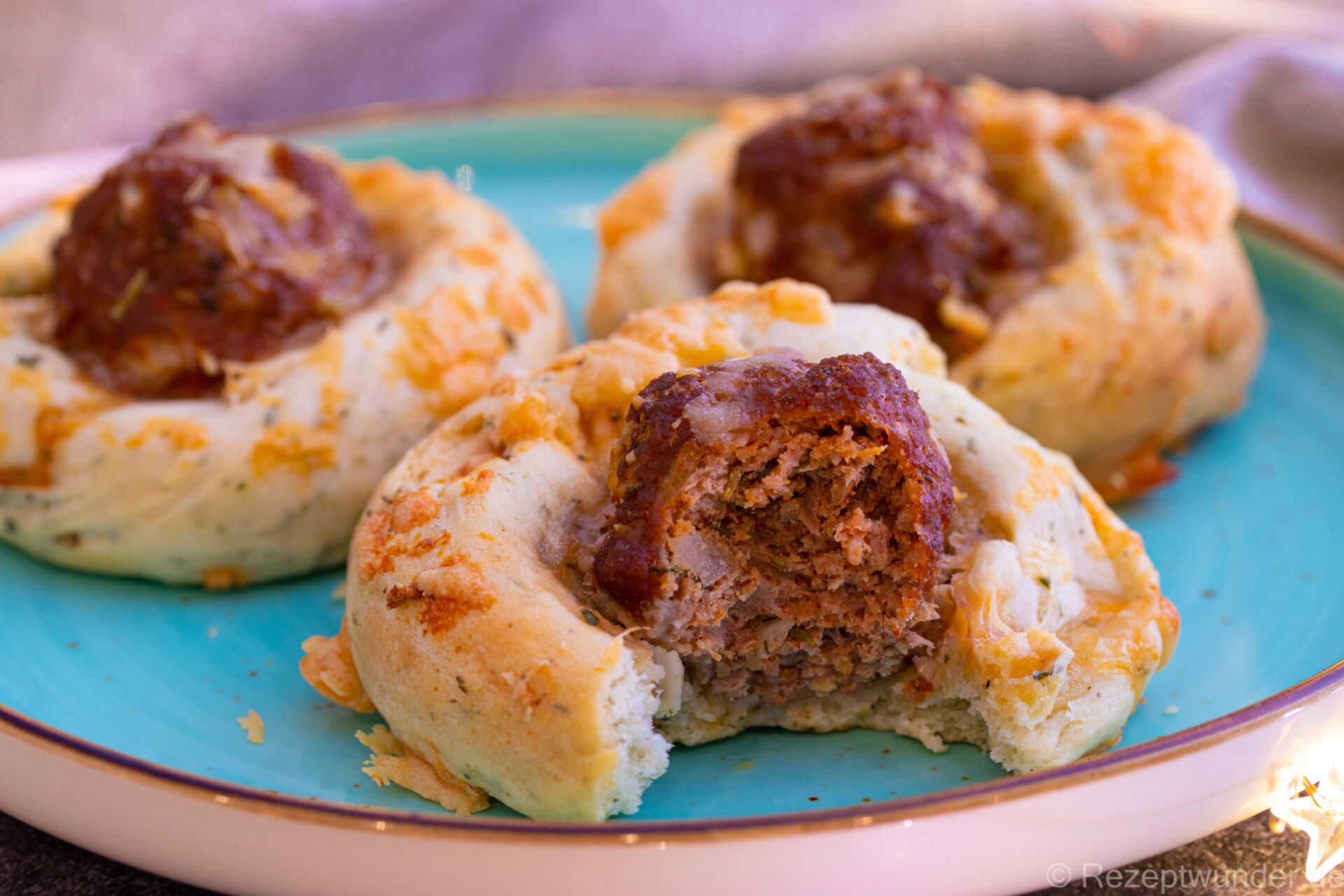 Kräuterbrot Ringe - Fingerfood kalt zum Vorbereiten