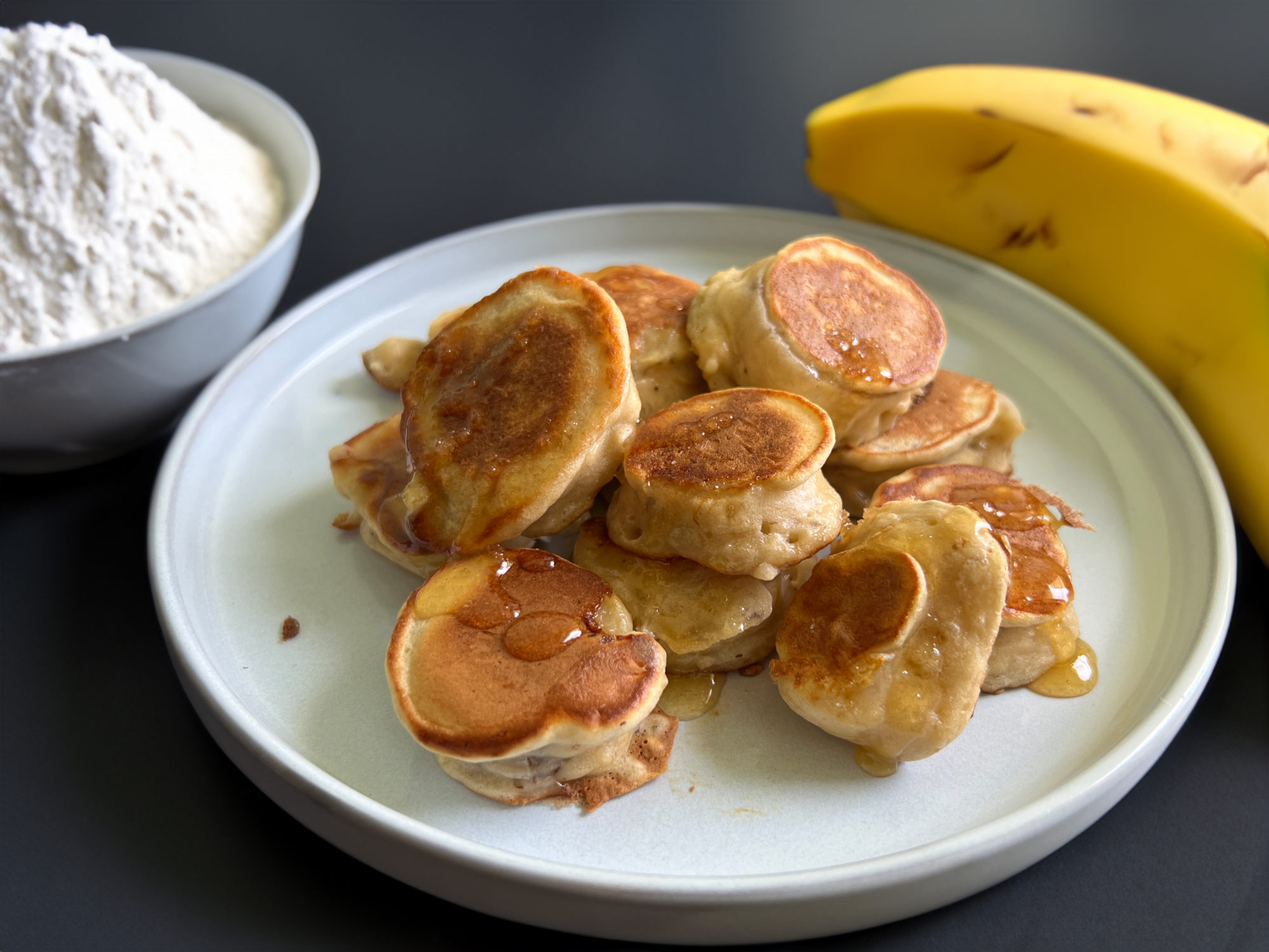 Mini Bananen Pancakes