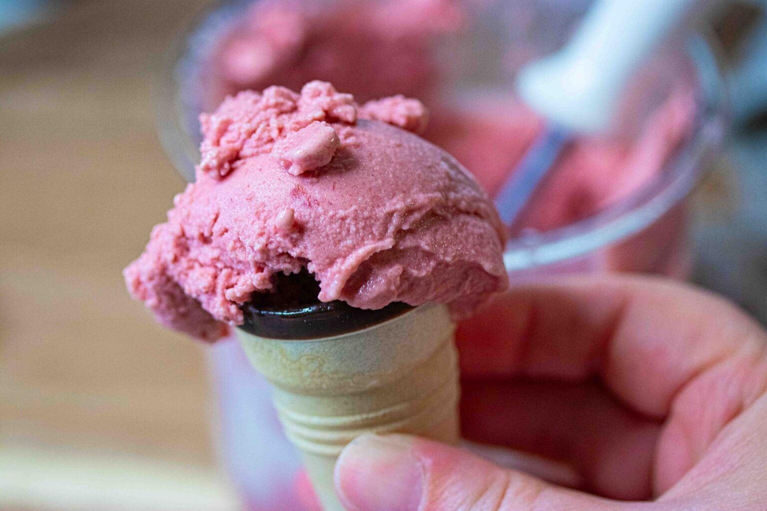 Kirsch Joghurt Eis Ninja Creami Rezept - Rezeptwunder