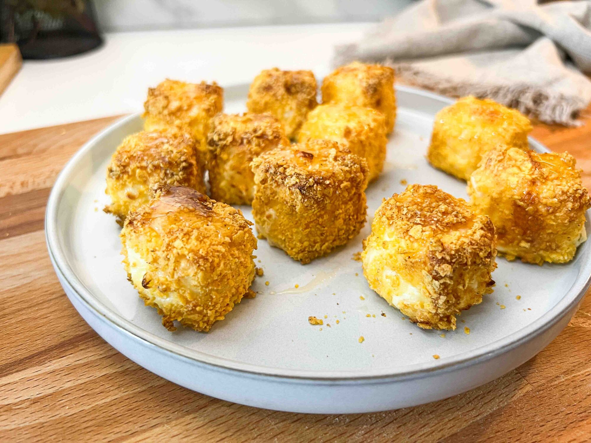 Tortilla Feta Bites Snack aus der Heißluftfritteuse