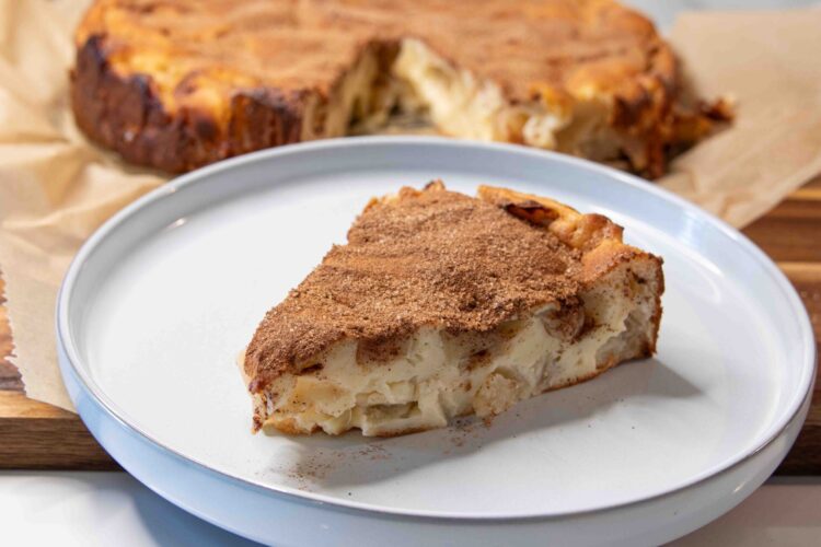 Apfel Quark Kuchen - high Protein