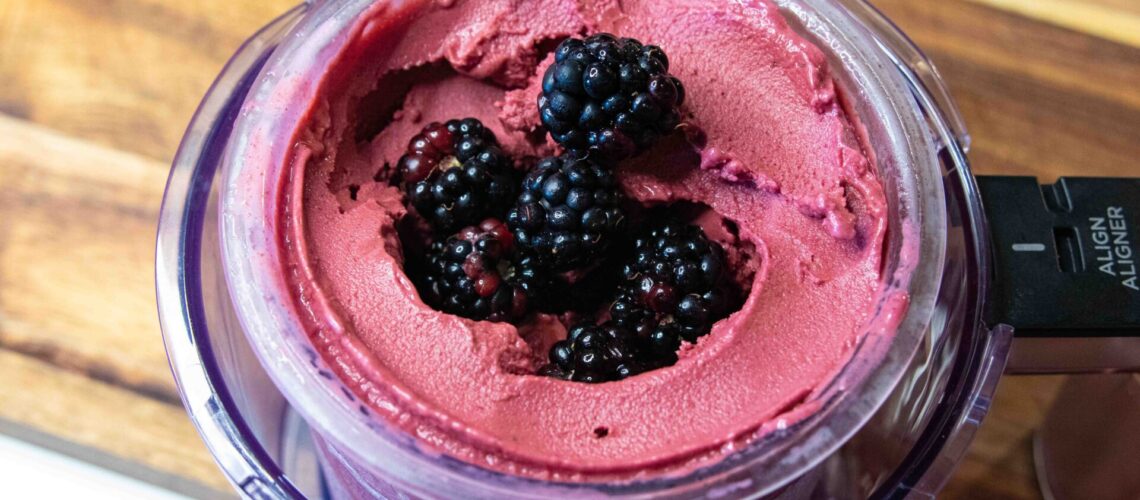 Brombeer Eis Ninja Creami Rezept