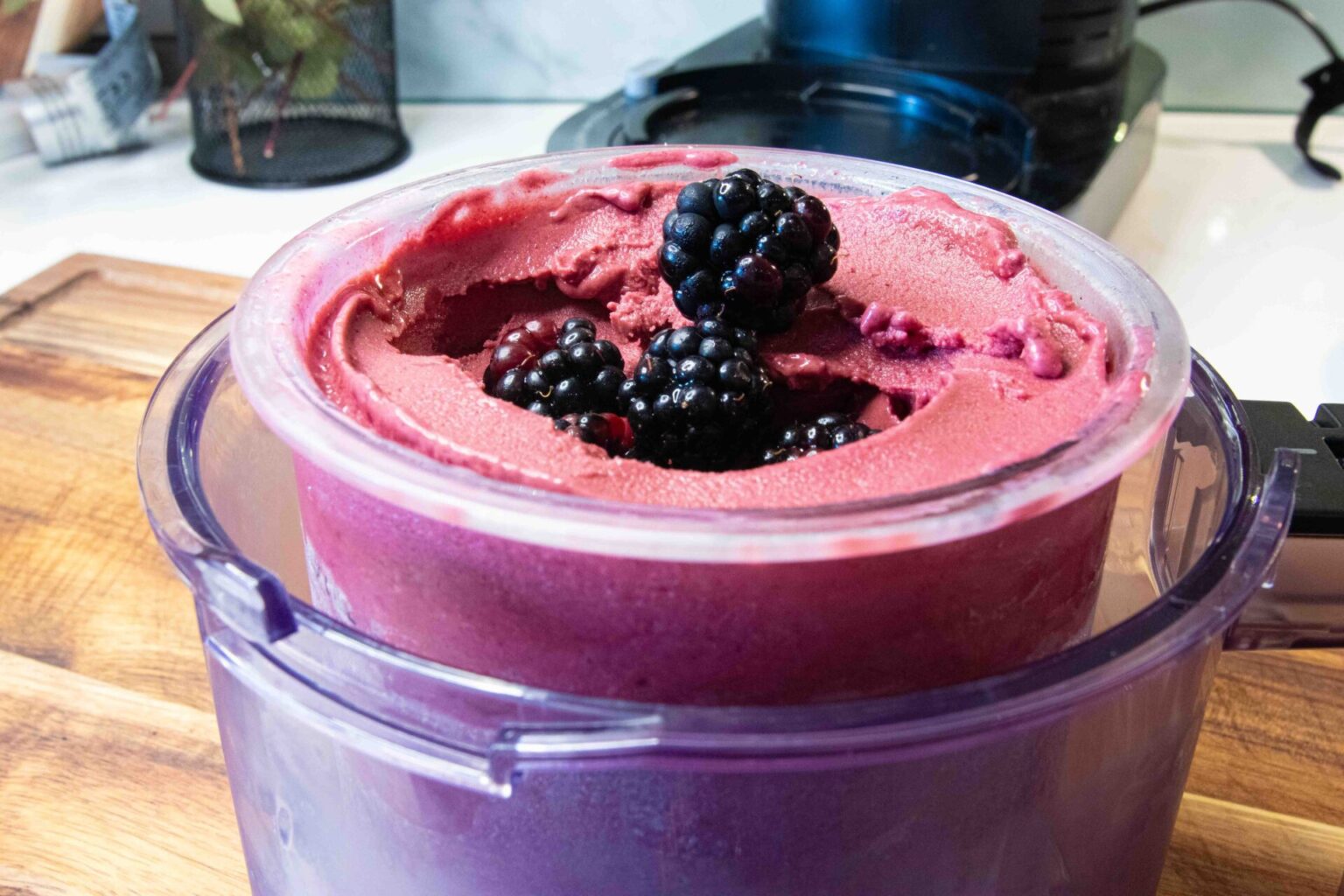 Brombeer Eis Ninja Creami Rezept - Rezeptwunder