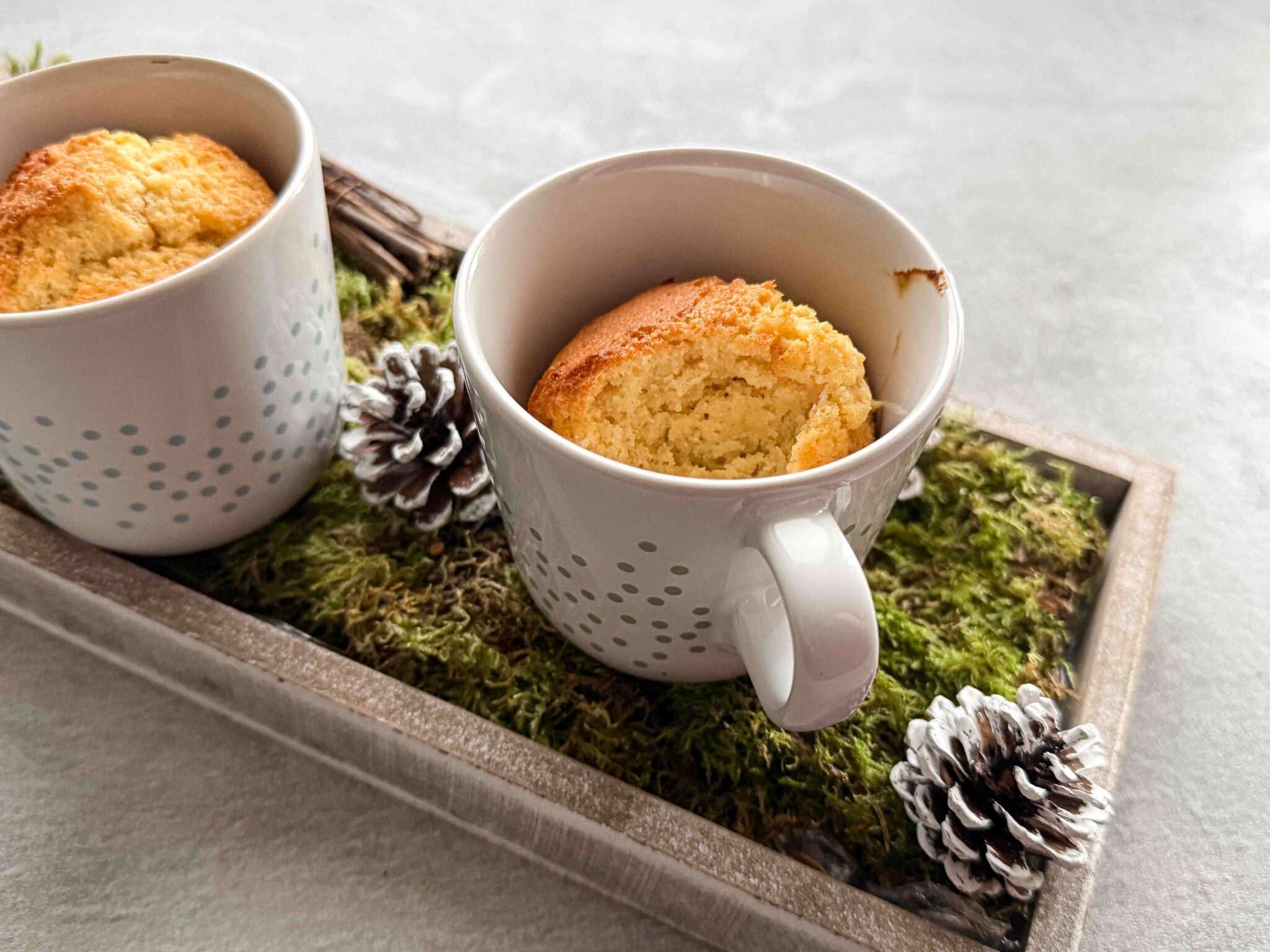 Schoko Tassenkuchen aus der Heißluftfritteuse - Rezeptwunder