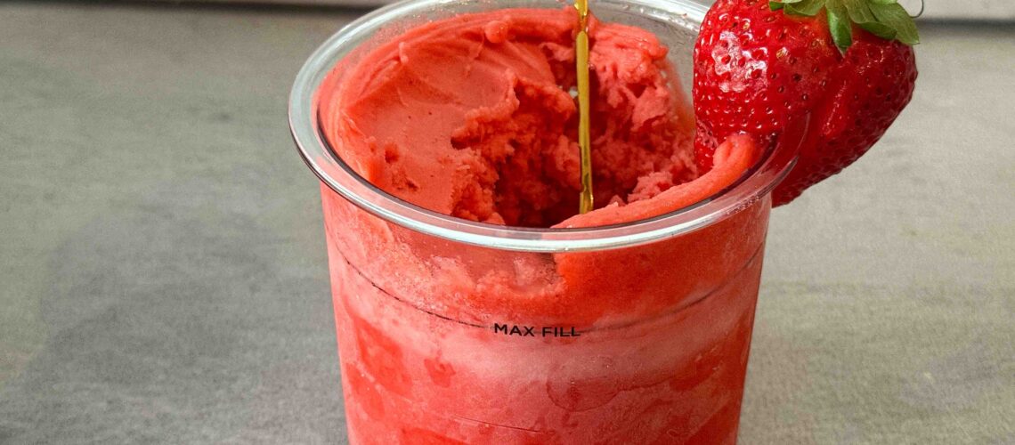 Erdbeer Margarita Eis Ninja Creami Rezept