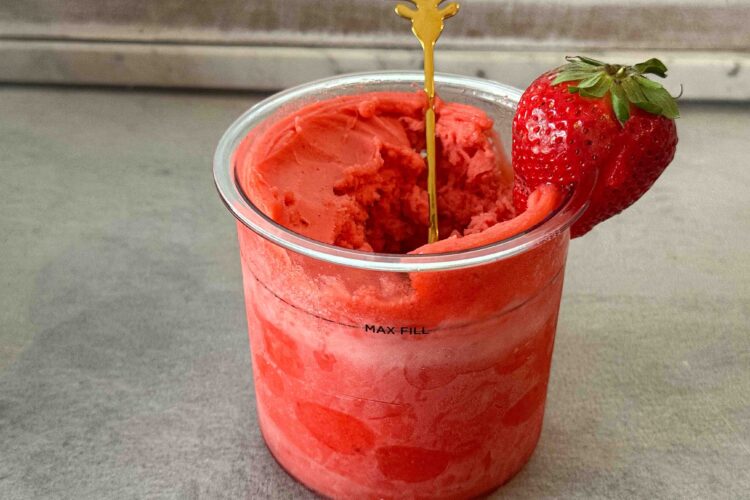Erdbeer Margarita Eis Ninja Creami Rezept