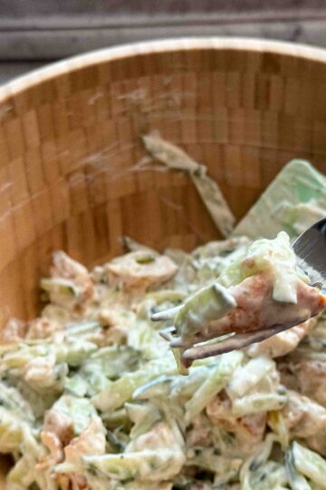 High Protein Hähnchen Tzatziki Salat