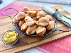 Laugenkastanien aus der Heißluftfritteuse