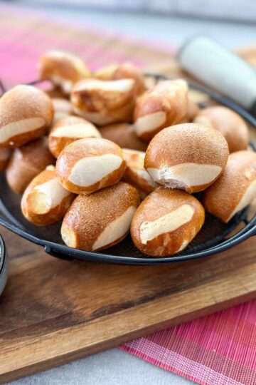 Laugenkastanien aus der Heißluftfritteuse