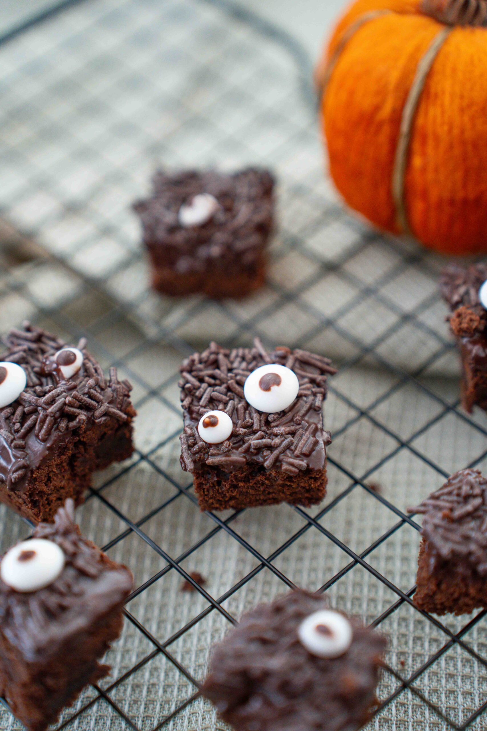 Grusel Brownies