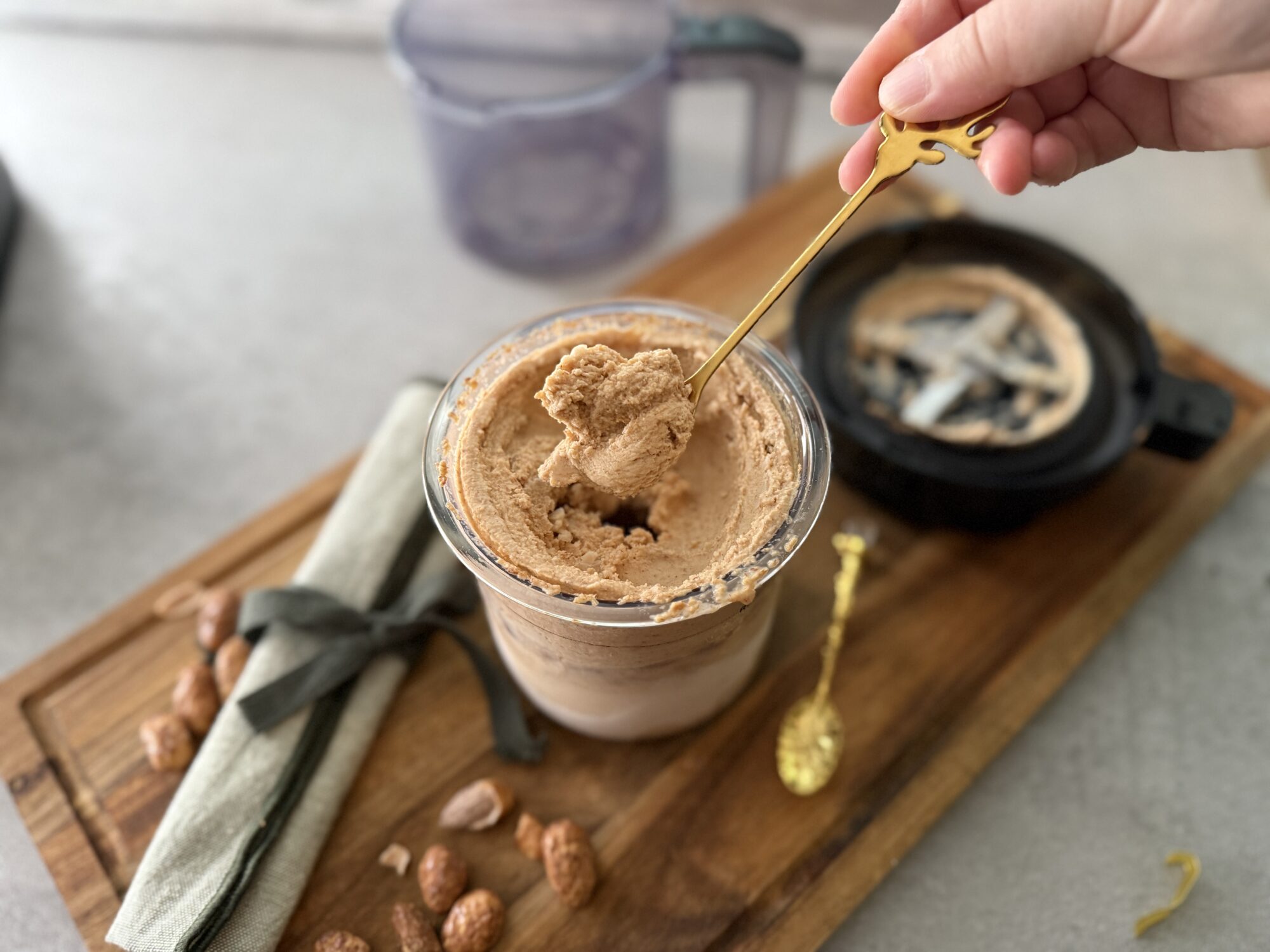 Gebrannte Mandeln Eis Ninja Creami Rezept