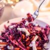 Rotkohl Salat mit Ziegenkäse