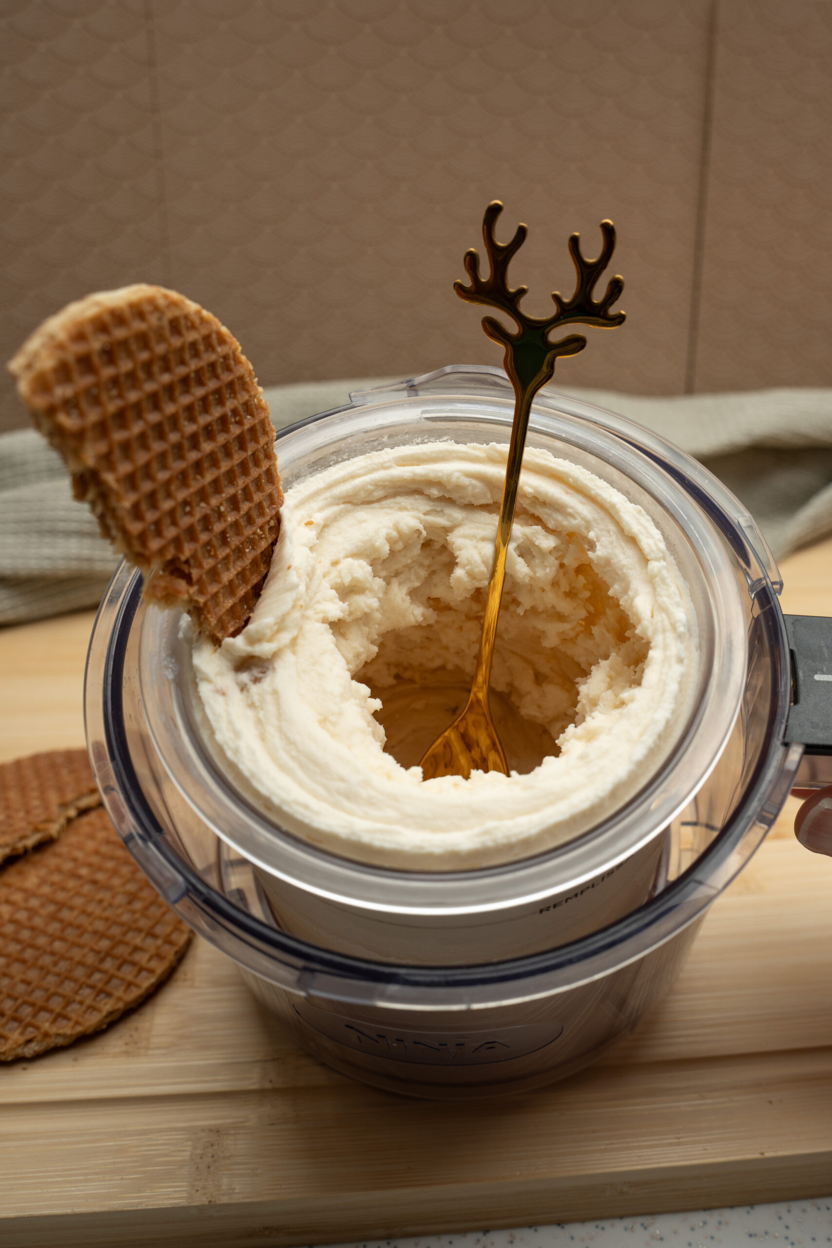Stroopwafel Eis Ninja Creami Rezept