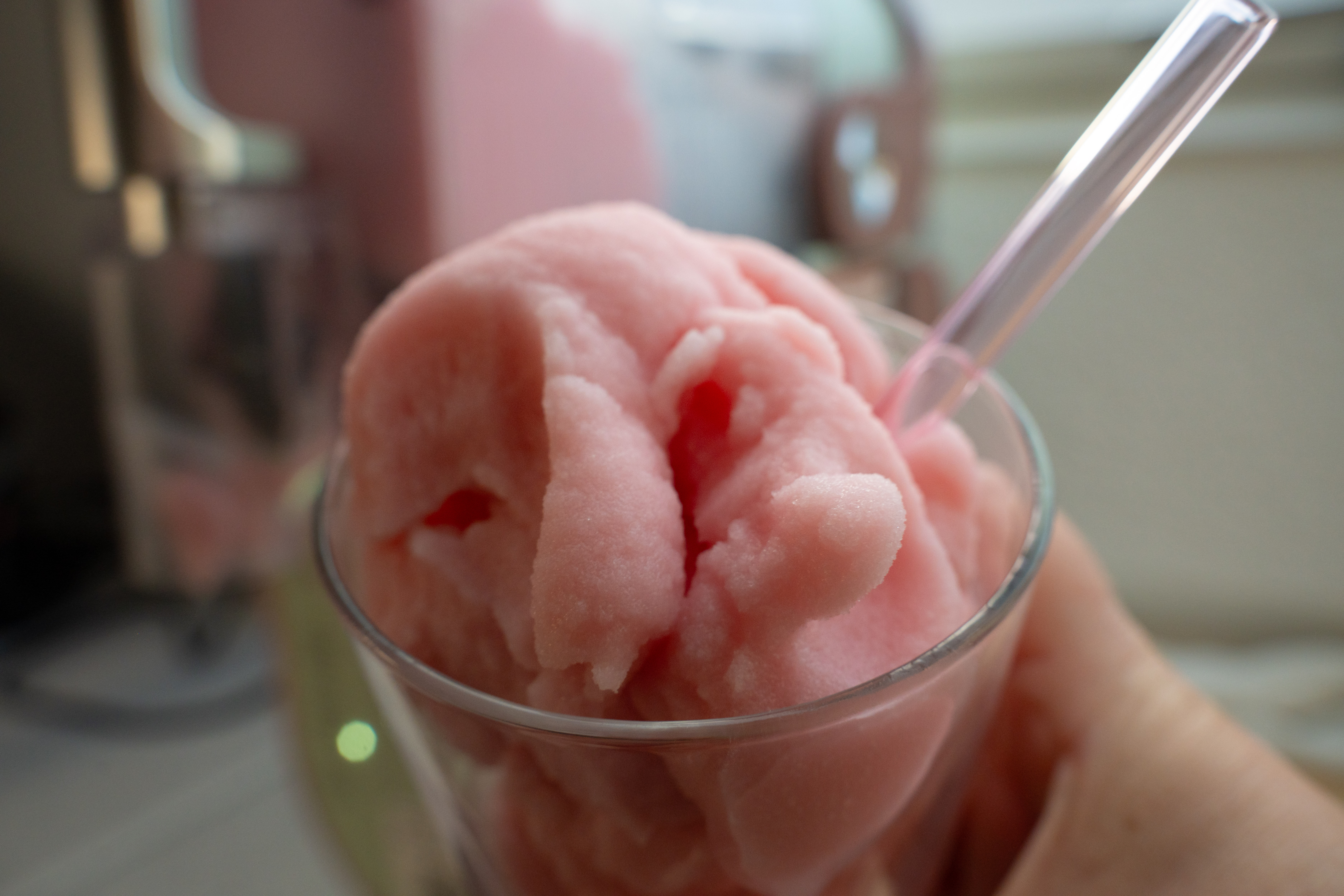 Drachenfrucht Kokos Slushi