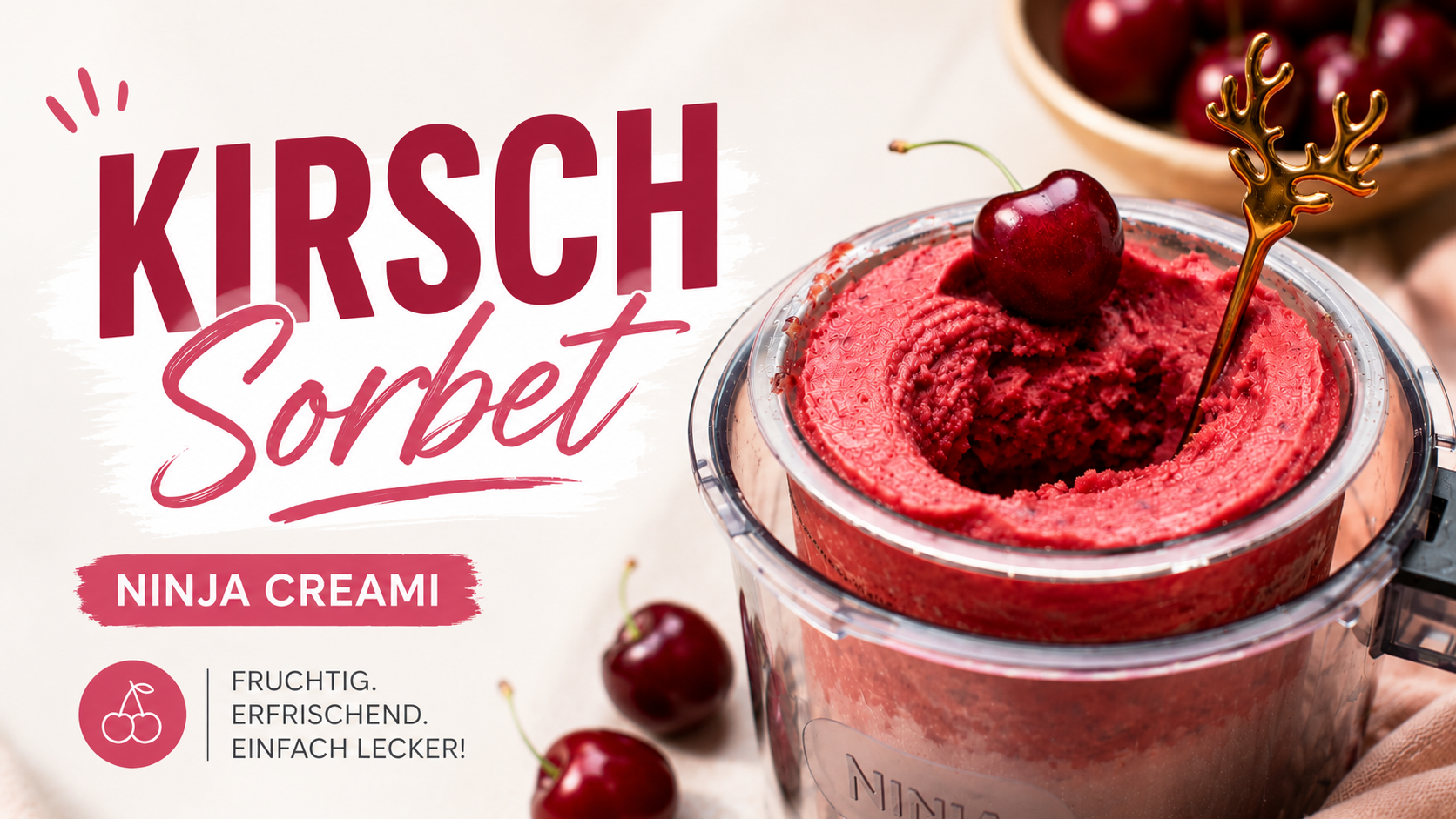 Kirsch Sorbet Ninja Creami