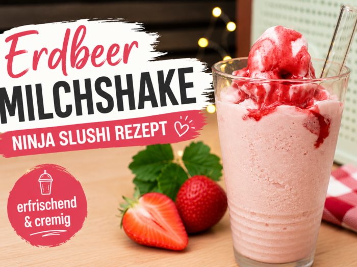 Erdbeer Milchshake Ninja Slushi Rezept