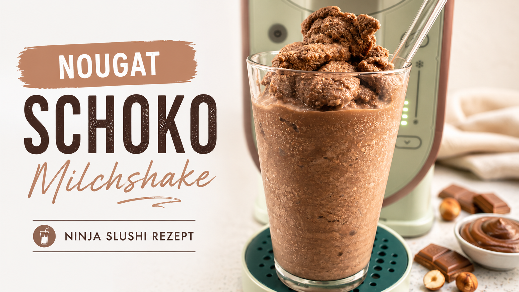 Nougat Schoko Milchshake Ninja Slushi