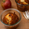 Apfelkuchen aus dem Airfryer im Glas