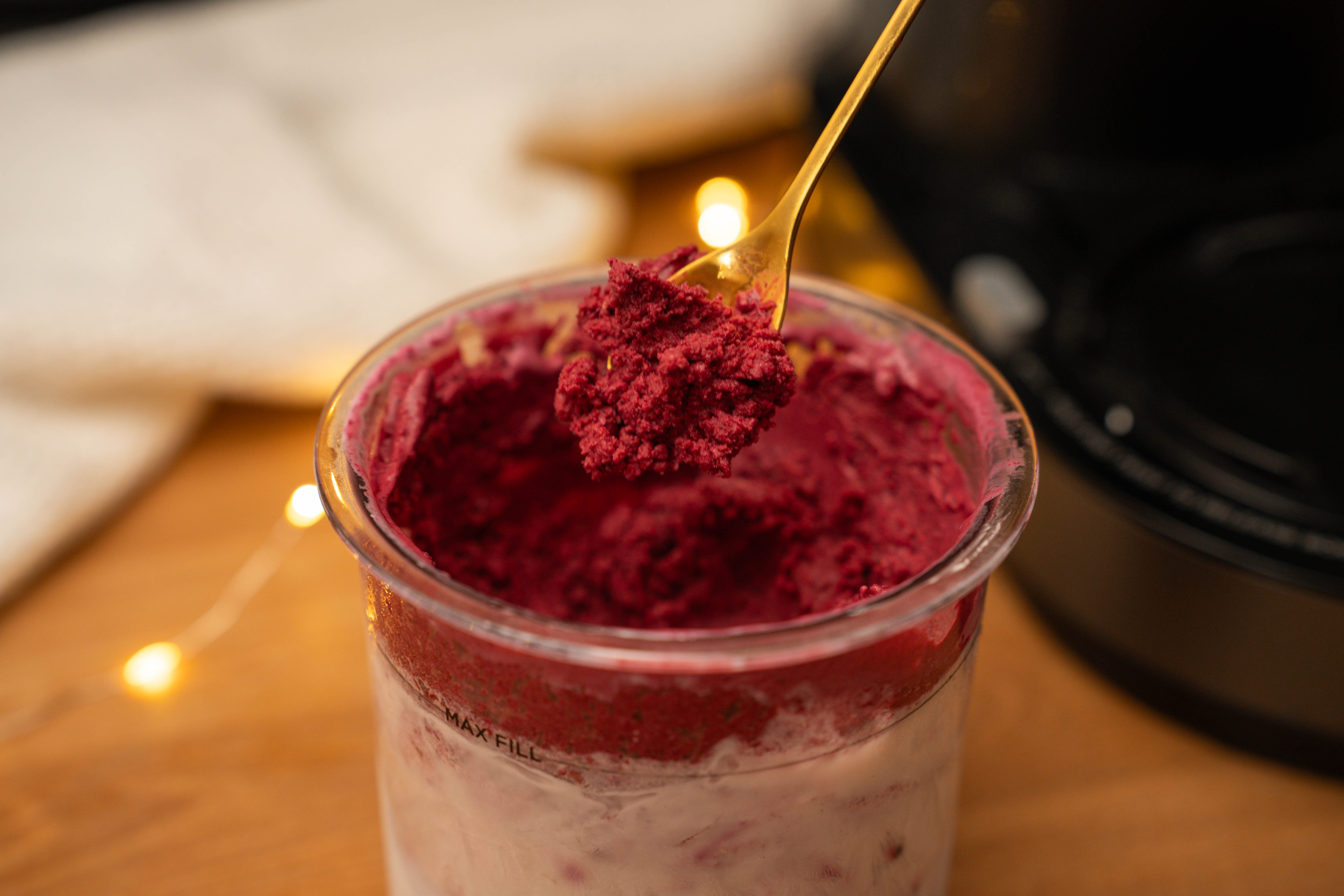 Brombeer Joghurt Eis Ninja Creami Rezept