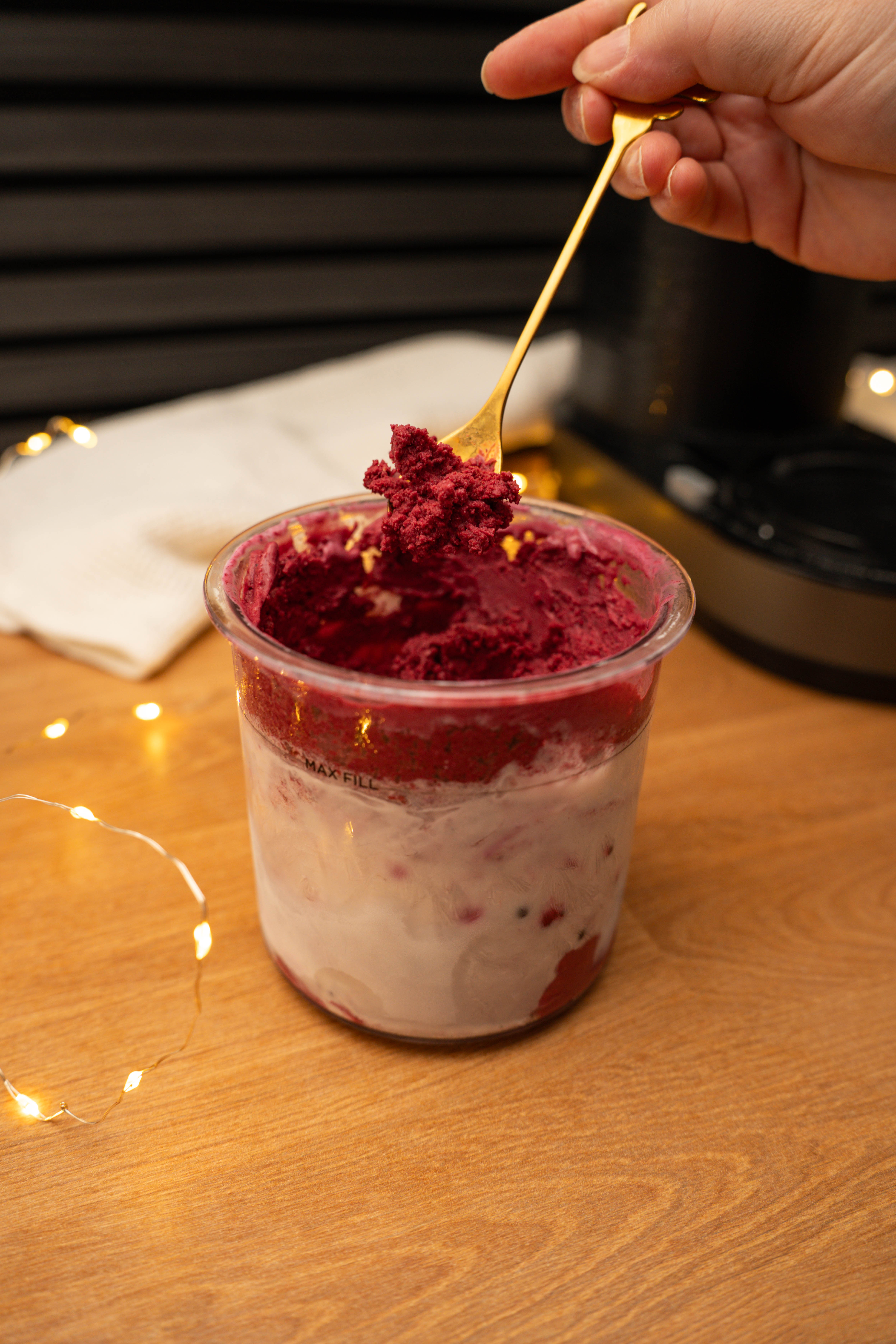 Brombeer Joghurt Eis Ninja Creami Rezept