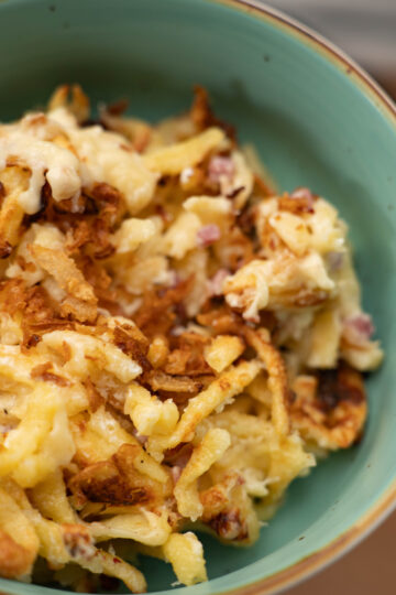 Käsespätzle aus dem Airfryer