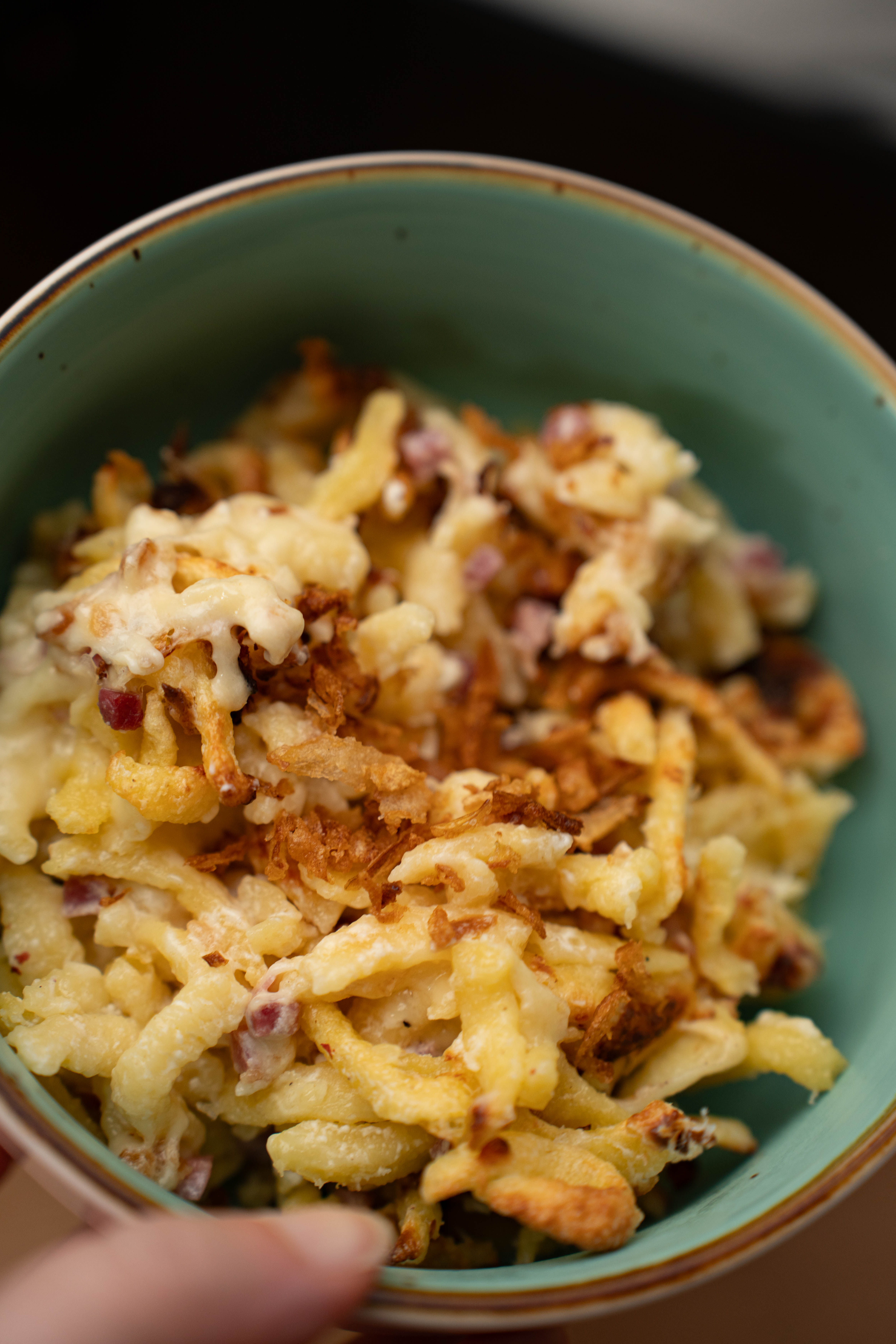 Käsespätzle aus dem Airfryer