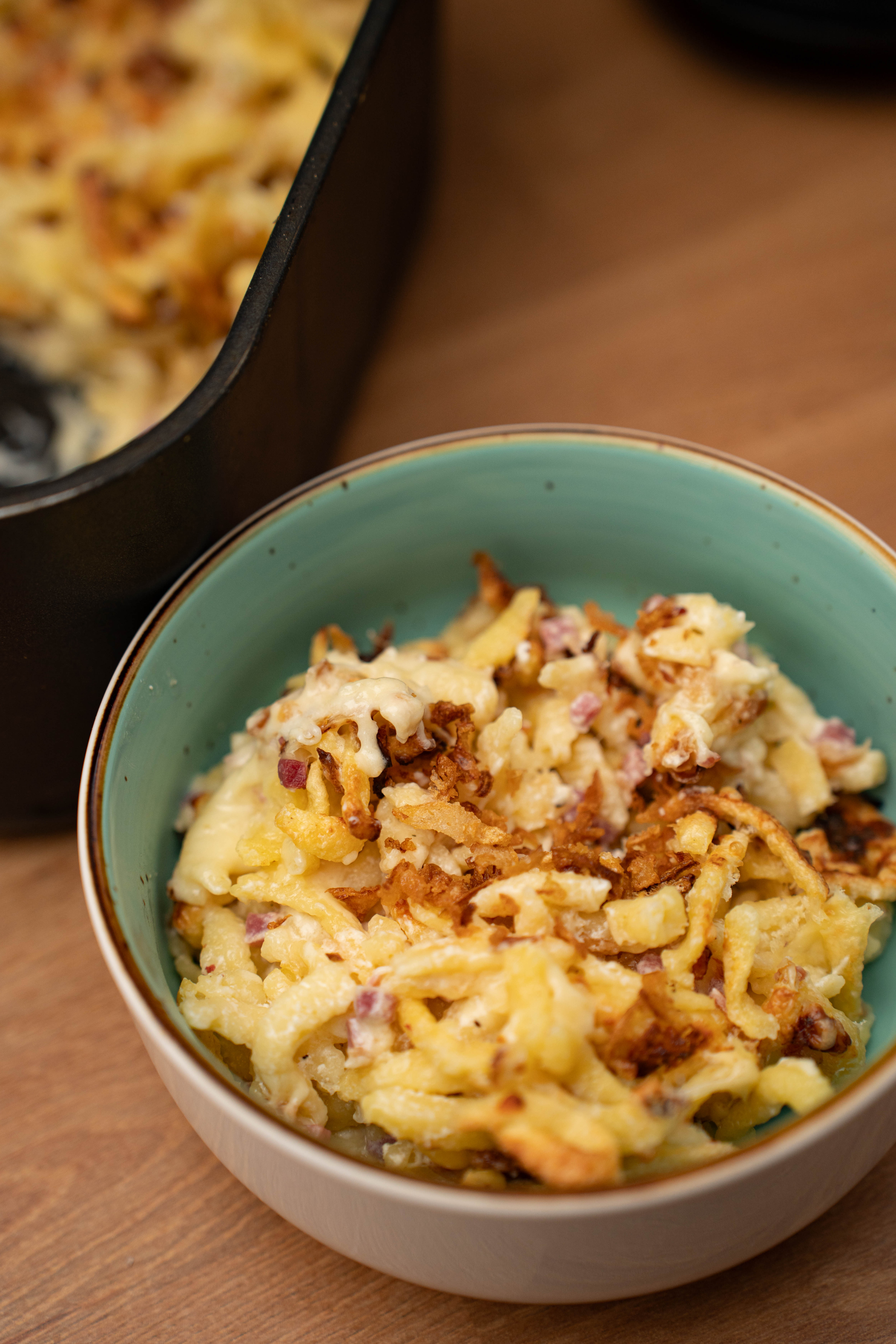 Käsespätzle aus dem Airfryer