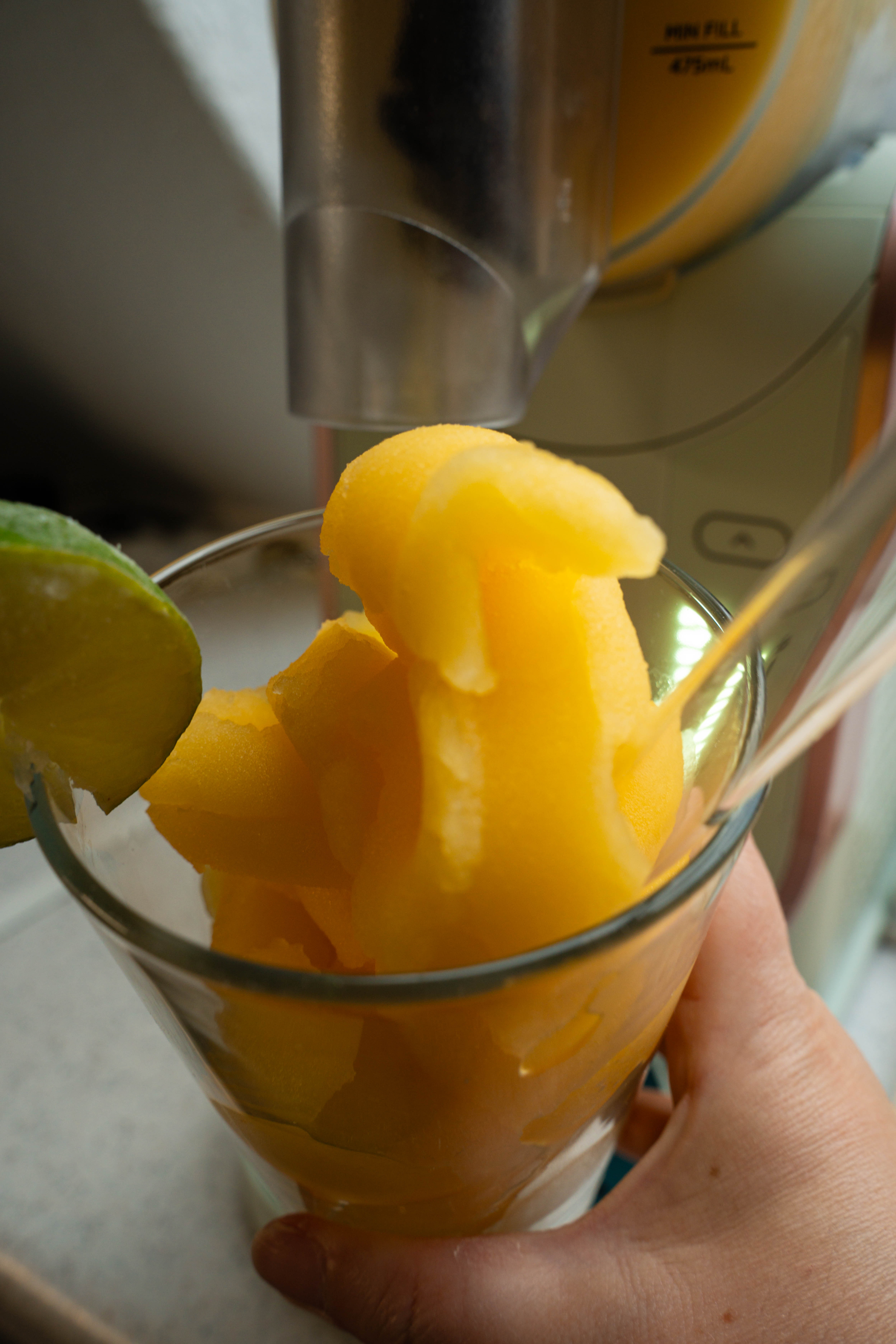 Mango Margarita aus dem Ninja Slushi